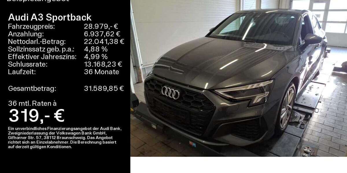 Audi A3 58.700 km 28.979 &euro; Hanau 63452