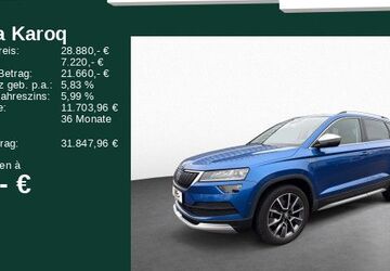 Skoda Karoq 60.100 km 28.190 &euro; Rödermark 63322