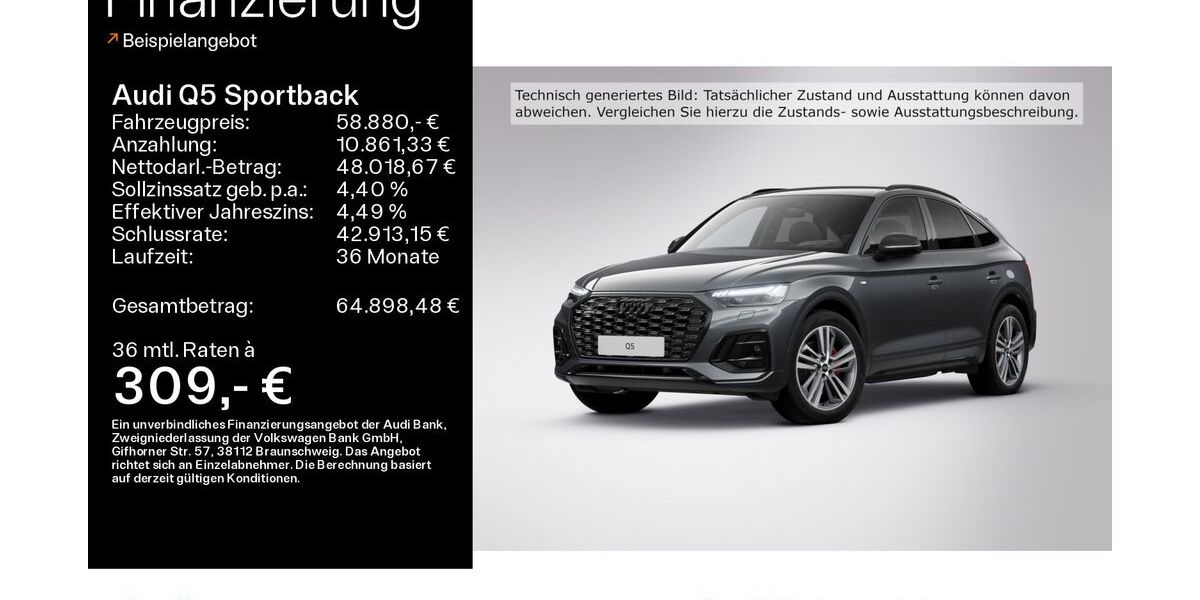Audi Q5 13.477 km 58.880 &euro; Hofheim 65719