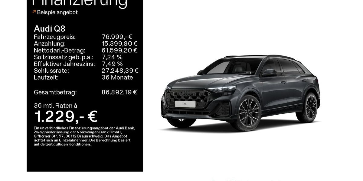 Audi Q8 24.800 km 76.499 &euro; Mühlheim 63165