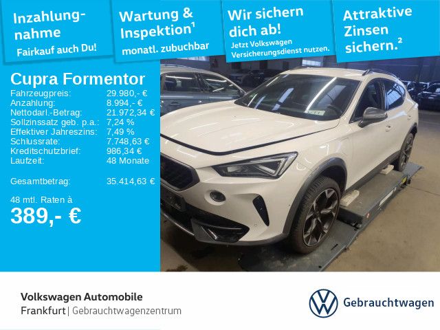 Cupra Formentor 12.485 km 29.980 &euro; Frankfurt 60326