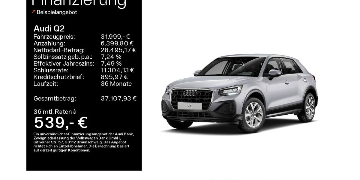 Audi Q2 18.400 km 31.699 &euro; Mühlheim 63165