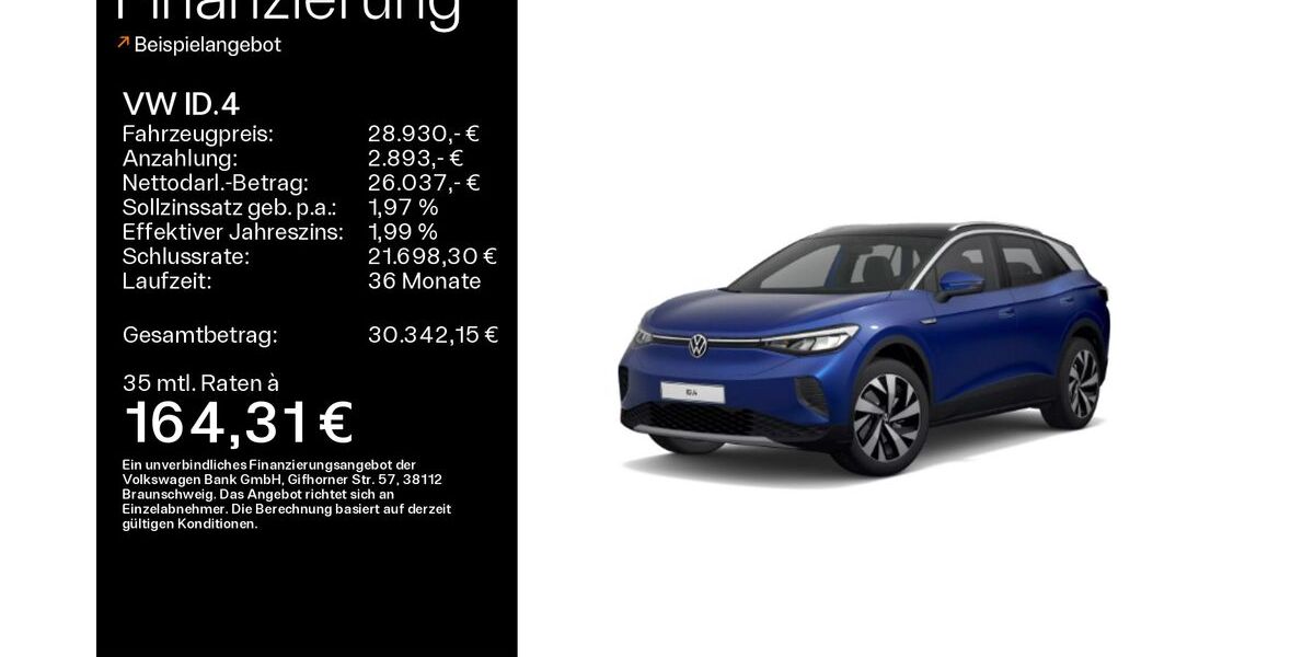 VW ID.4 37.796 km 27.980 &euro; Kelkheim 65779