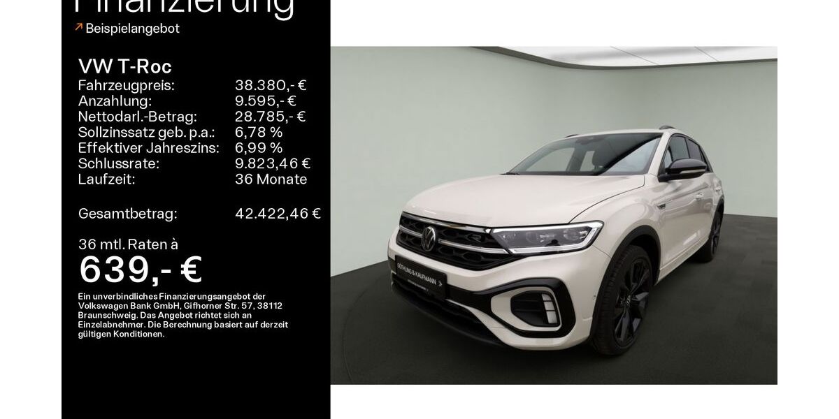 VW T-Roc 15.800 km 37.190 &euro; Eschborn 65760