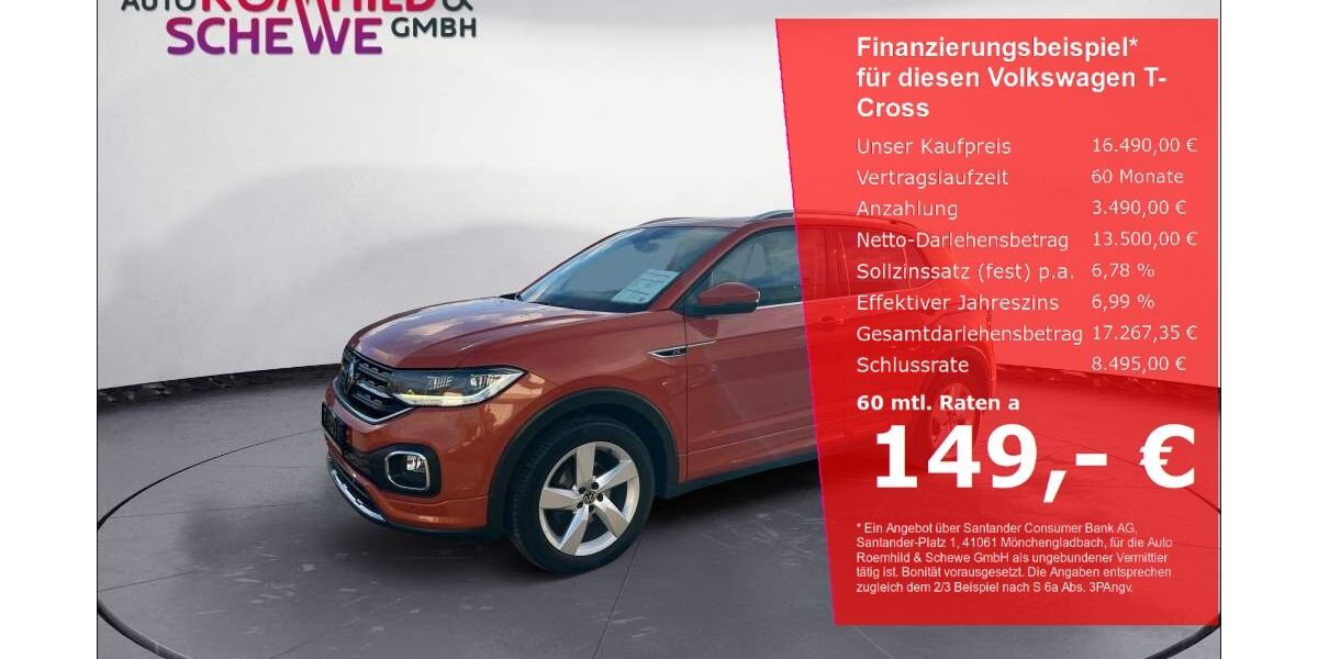 VW T-Cross 91.500 km 16.250 &euro; Dieburg 64807