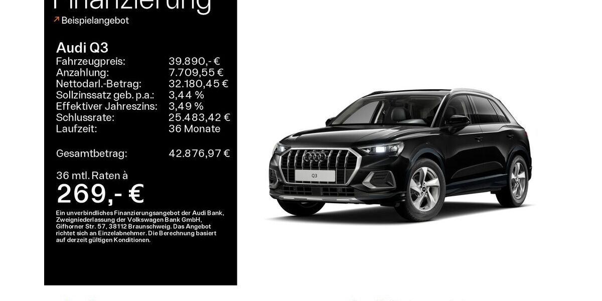 Audi Q3 8.595 km 39.890 &euro; Hofheim 65719