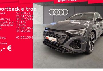 Audi Q8 e-tron 36.938 km 58.850 &euro; Frankfurt am Main 60314