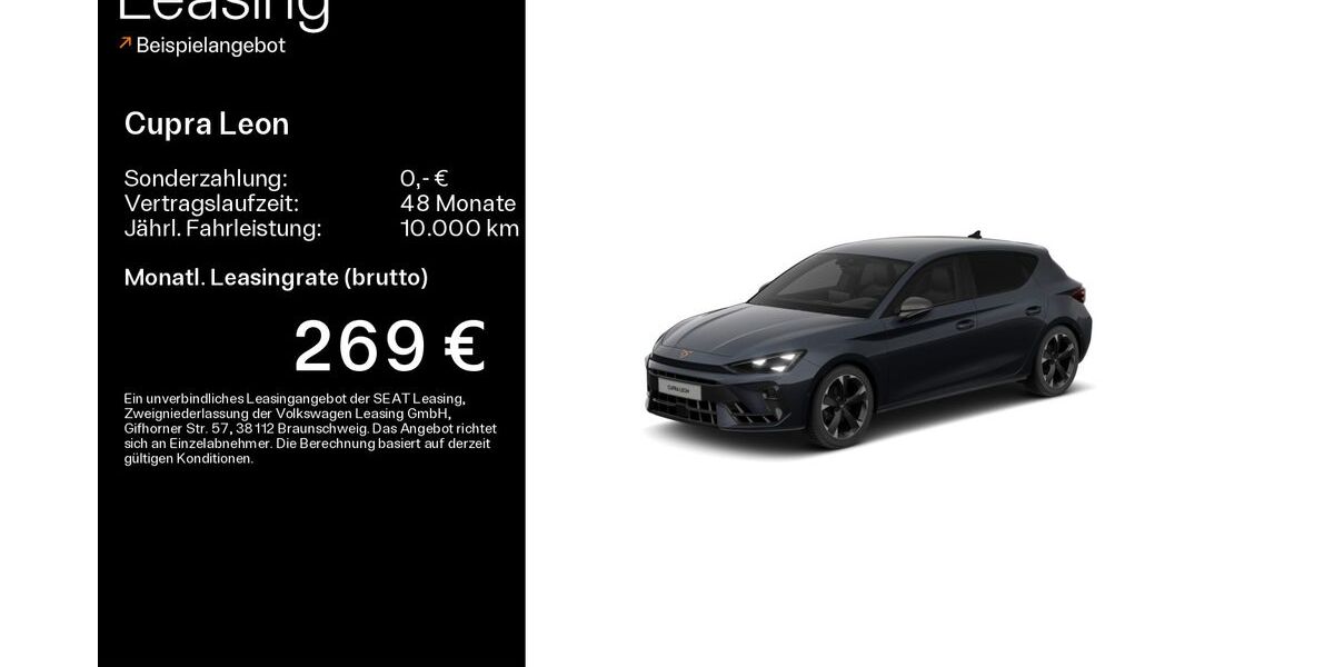 Cupra Leon 24.259 km 29.230 &euro; Hofheim-Diedenbergen 65719