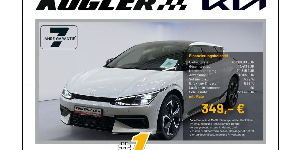 Kia EV6 29.490 km 39.860 &euro; Rosbach | Frankfurt Nord 61191