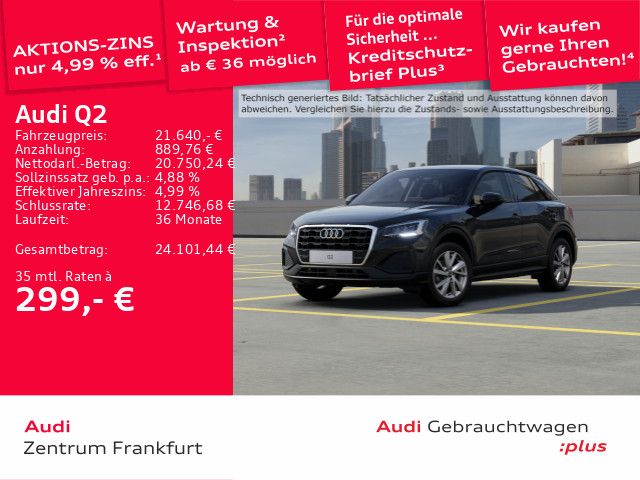 Audi Q2 48.662 km 21.250 &euro; Frankfurt am Main 60314
