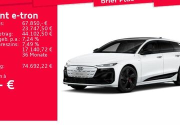 Audi A6 e-tron 11.327 km 67.699 &euro; Frankfurt am Main 60314