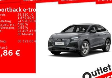 Audi Q4 e-tron 69.976 km 26.850 &euro; Frankfurt am Main 60314