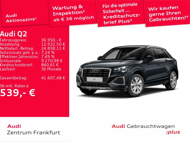 Audi Q2 7.224 km 36.950 &euro; Frankfurt am Main 60314