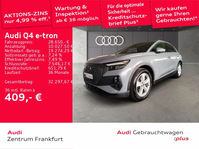 Audi Q4 e-tron 67.033 km 27.450 &euro; Frankfurt am Main 60314