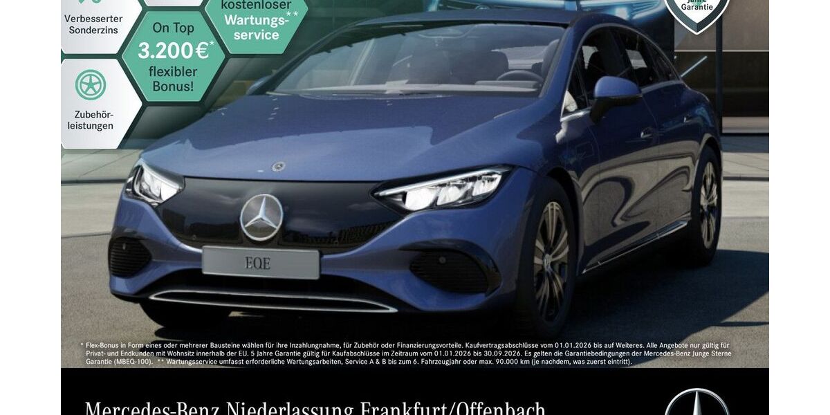 Mercedes-Benz EQE 10.263 km 41.990 &euro; Frankfurt 60599