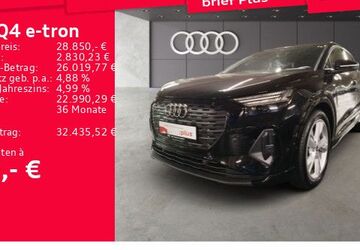 Audi Q4 e-tron 16.036 km 27.850 &euro; Frankfurt am Main 60314