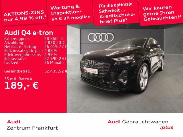 Audi Q4 e-tron 16.036 km 27.850 &euro; Frankfurt am Main 60314