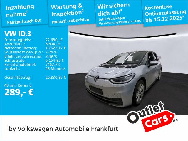 VW ID.3 52.735 km 22.680 &euro; Frankfurt 60326