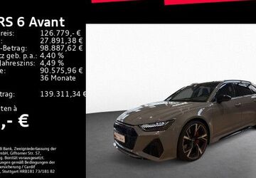 Audi RS6 9.700 km 126.779 &euro; Offenbach am Main 63071