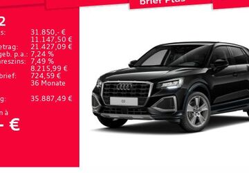 Audi Q2 2.362 km 31.850 &euro; Frankfurt am Main 60326