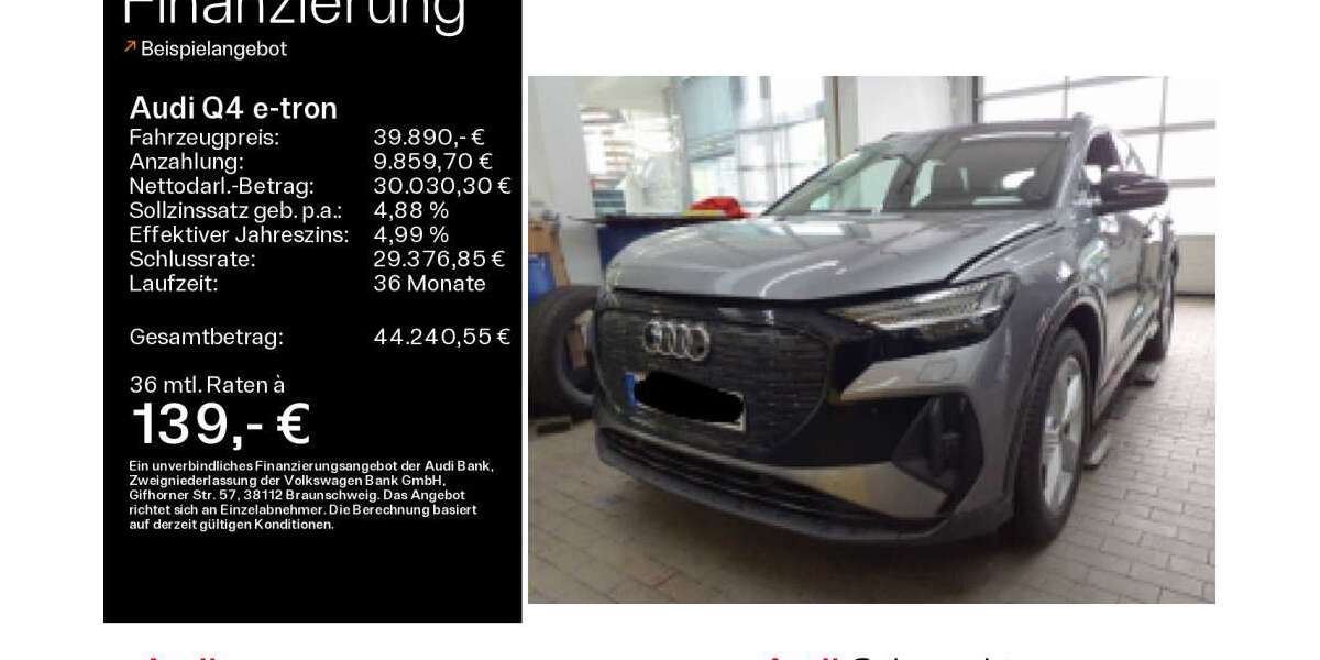 Audi Q4 e-tron 33.171 km 39.890 &euro; Hofheim 65719