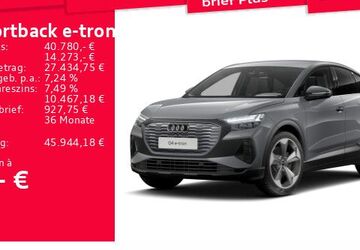 Audi Q4 e-tron 4.854 km 40.779 &euro; Frankfurt am Main 60314