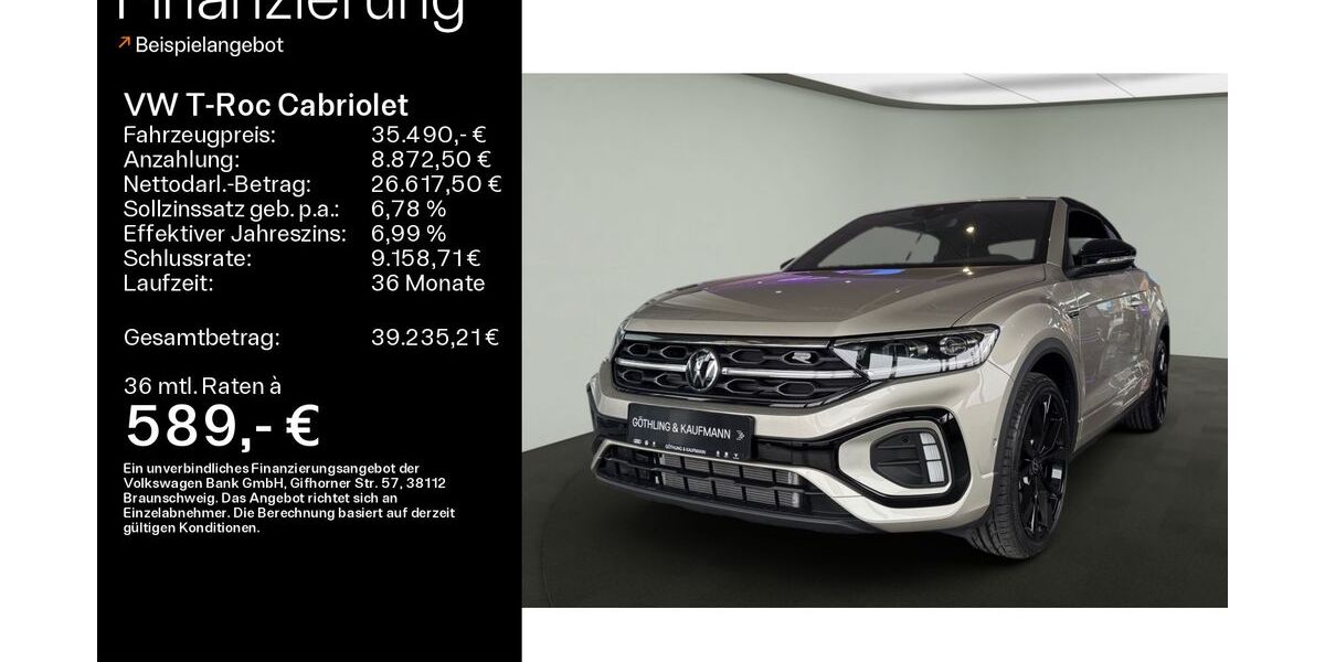 VW T-Roc 14.900 km 35.490 &euro; Kelkheim 65779