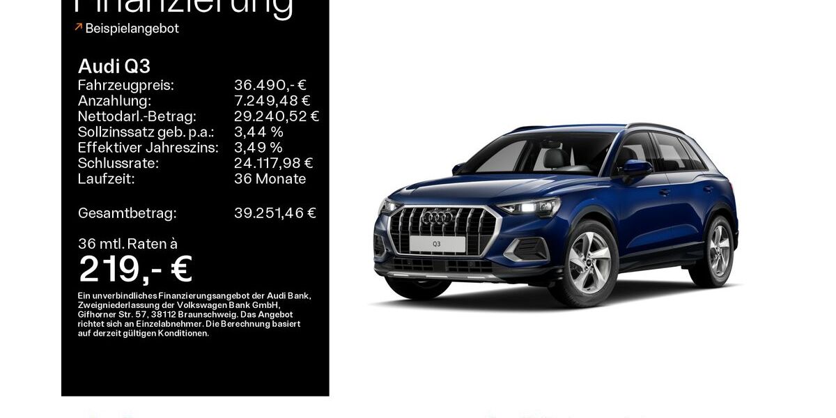 Audi Q3 11.108 km 36.480 &euro; Hofheim 65719