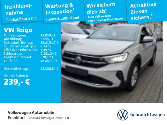 VW Taigo 24.825 km 18.850 &euro; Frankfurt 60326