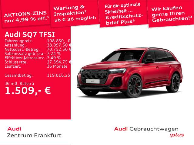 Audi SQ7 3.005 km 108.850 &euro; Frankfurt am Main 60314