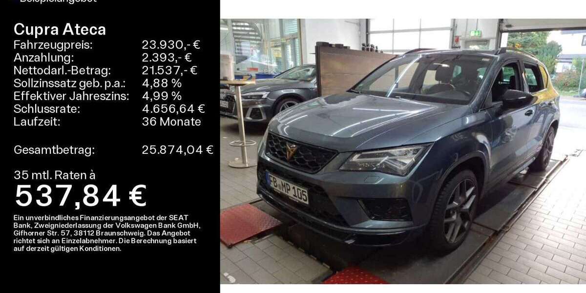 Cupra Ateca 88.125 km 23.560 &euro; Hofheim 65719