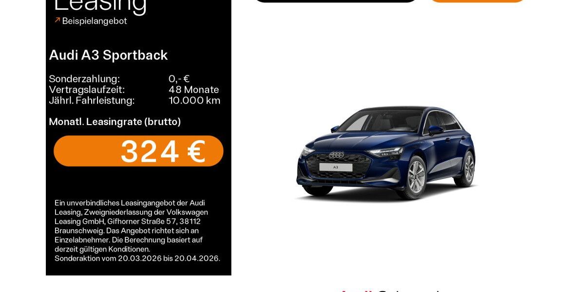 Audi A3 7.646 km 37.890 &euro; Bad Nauheim 61231