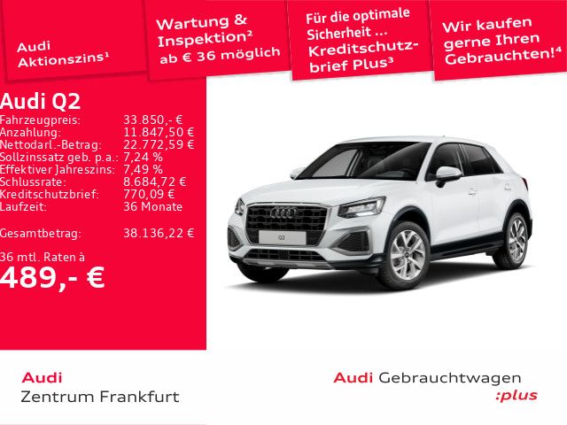 Audi Q2 10.069 km 33.850 &euro; Frankfurt am Main 60314