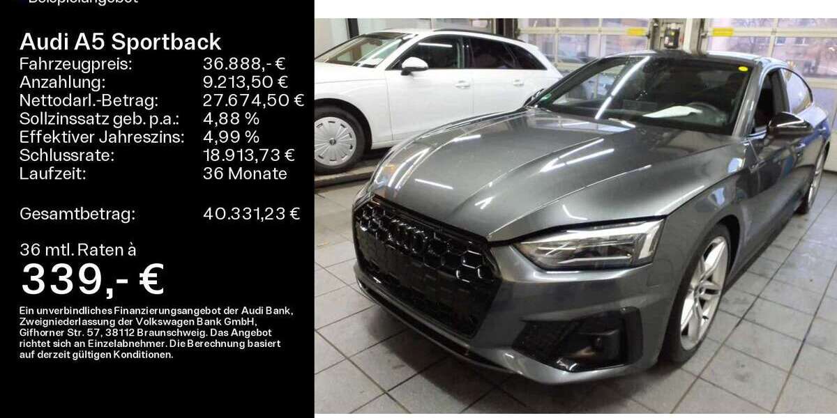 Audi A5 76.400 km 36.888 &euro; Mühlheim a. Main 63165