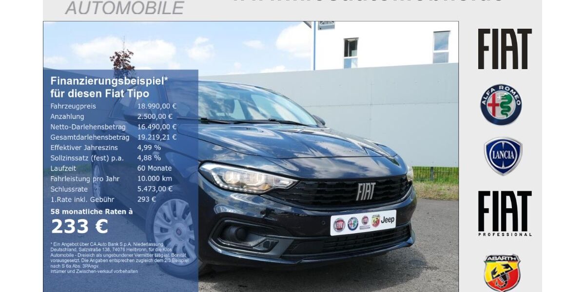 Fiat Tipo 12.095 km 17.990 &euro; Dreieich 63303