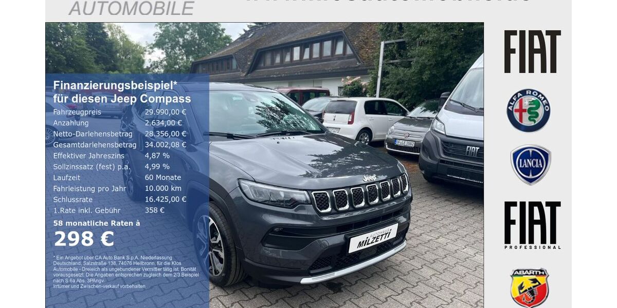 Jeep Compass 12.366 km 28.990 &euro; Dreieich 63303