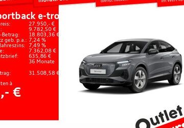 Audi Q4 e-tron 54.536 km 27.950 &euro; Frankfurt am Main 60314