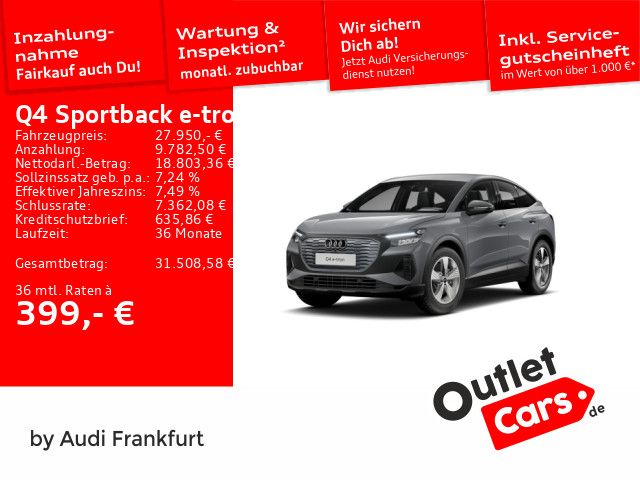 Audi Q4 e-tron 54.536 km 27.950 &euro; Frankfurt am Main 60314