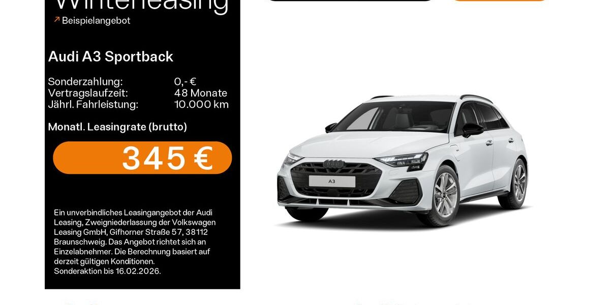 Audi A3 5.600 km 41.739 &euro; Hanau 63452