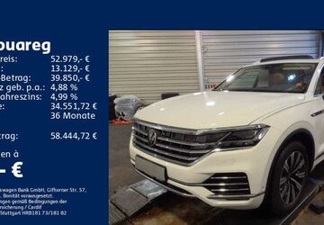 VW Touareg 75.900 km 52.979 &euro; Offenbach am Main 63071