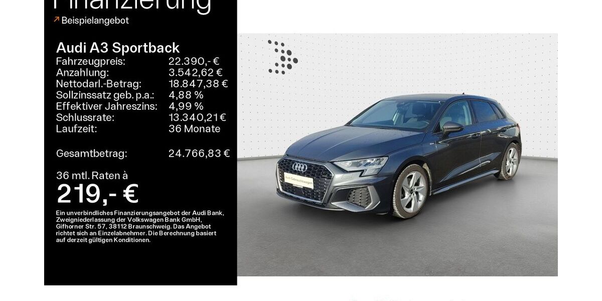 Audi A3 46.782 km 21.890 &euro; Bad Nauheim 61231