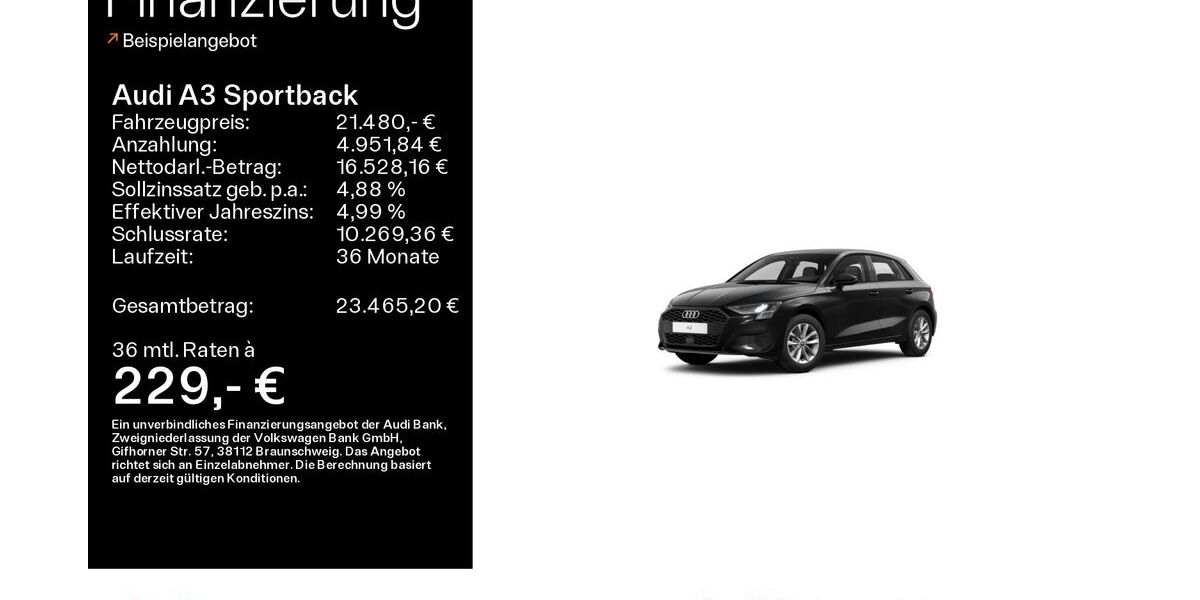 Audi A3 88.383 km 20.990 &euro; Oberursel 61440