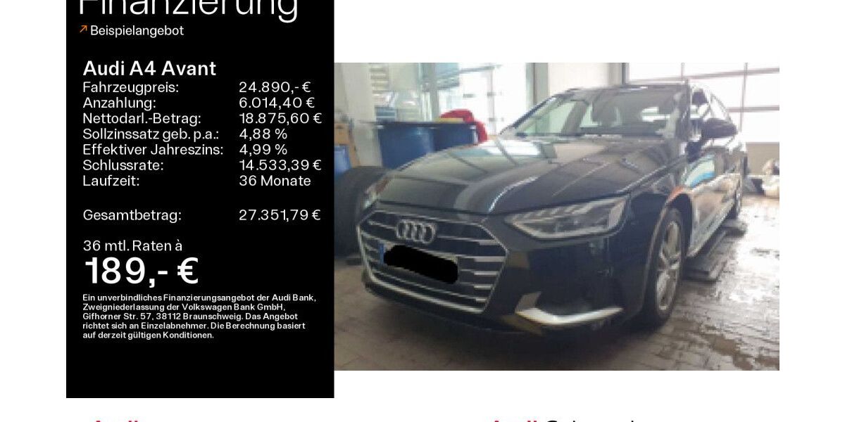 Audi A4 100.781 km 24.890 &euro; Hofheim 65719
