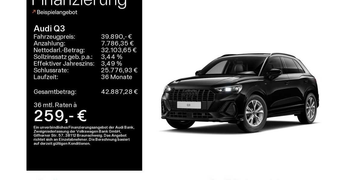 Audi Q3 12.127 km 39.880 &euro; Hofheim 65719