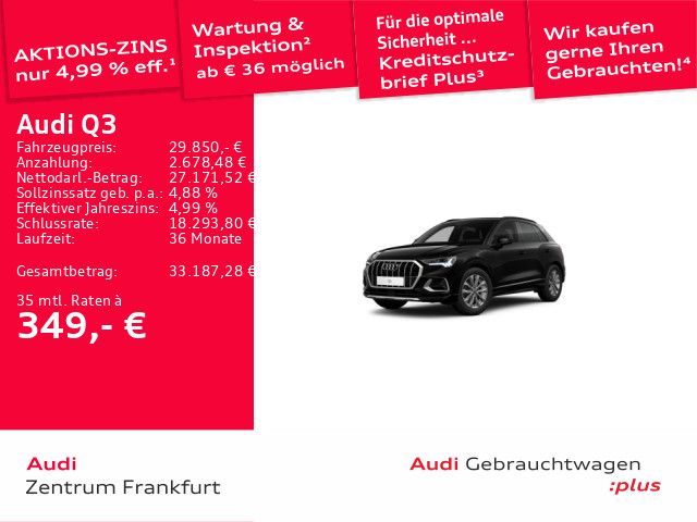 Audi Q3 102.046 km 28.850 &euro; Frankfurt am Main 60314