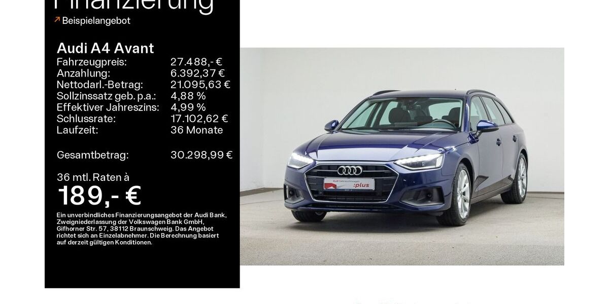 Audi A4 52.200 km 26.488 &euro; Mühlheim 63165