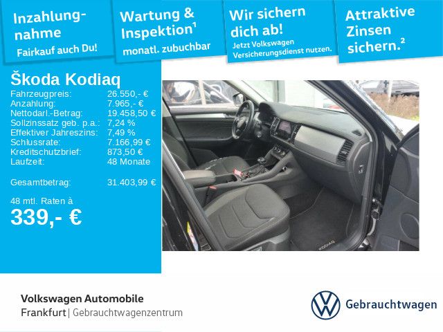 Skoda Kodiaq 52.705 km 26.550 &euro; Frankfurt 60326