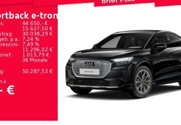 Audi Q4 e-tron 7.561 km 44.650 &euro; Frankfurt am Main 60326