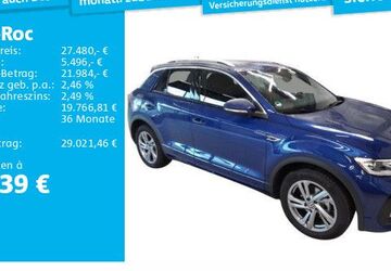 VW T-Roc 7.774 km 27.480 &euro; Frankfurt 60326