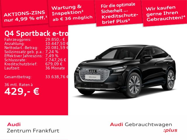 Audi Q4 e-tron 37.468 km 27.850 &euro; Frankfurt am Main 60326